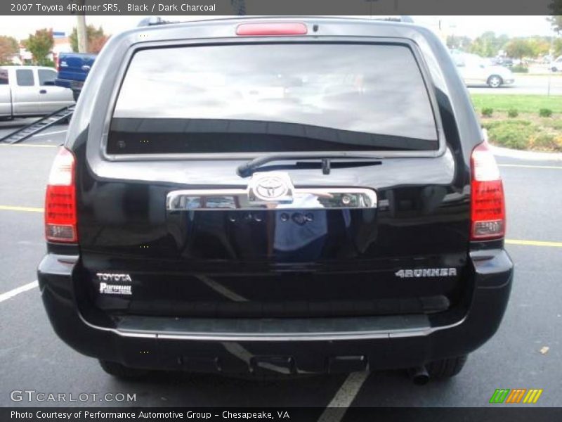 Black / Dark Charcoal 2007 Toyota 4Runner SR5