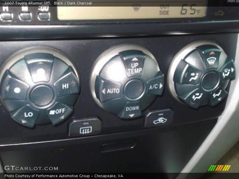 Black / Dark Charcoal 2007 Toyota 4Runner SR5