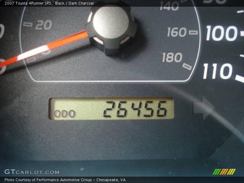 Black / Dark Charcoal 2007 Toyota 4Runner SR5