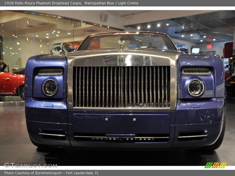 Metropolitan Blue / Light Creme 2008 Rolls-Royce Phantom Drophead Coupe