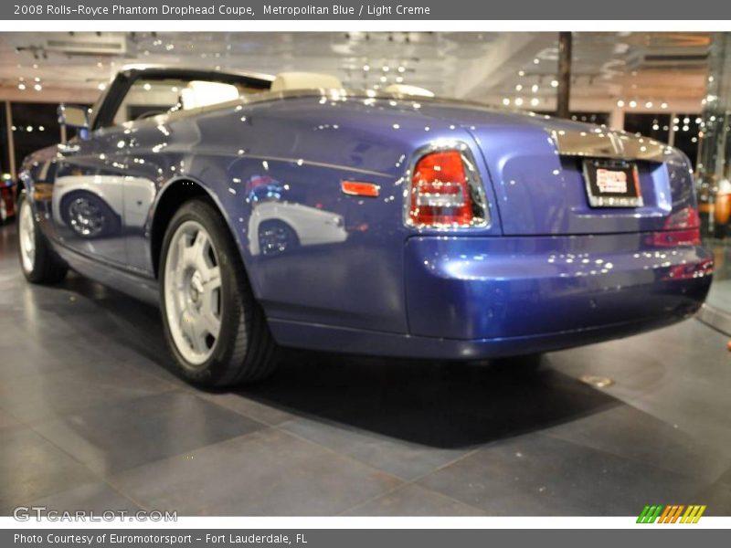 Metropolitan Blue / Light Creme 2008 Rolls-Royce Phantom Drophead Coupe