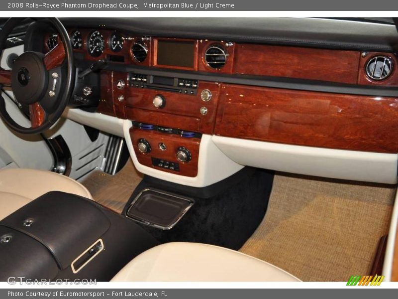 Metropolitan Blue / Light Creme 2008 Rolls-Royce Phantom Drophead Coupe