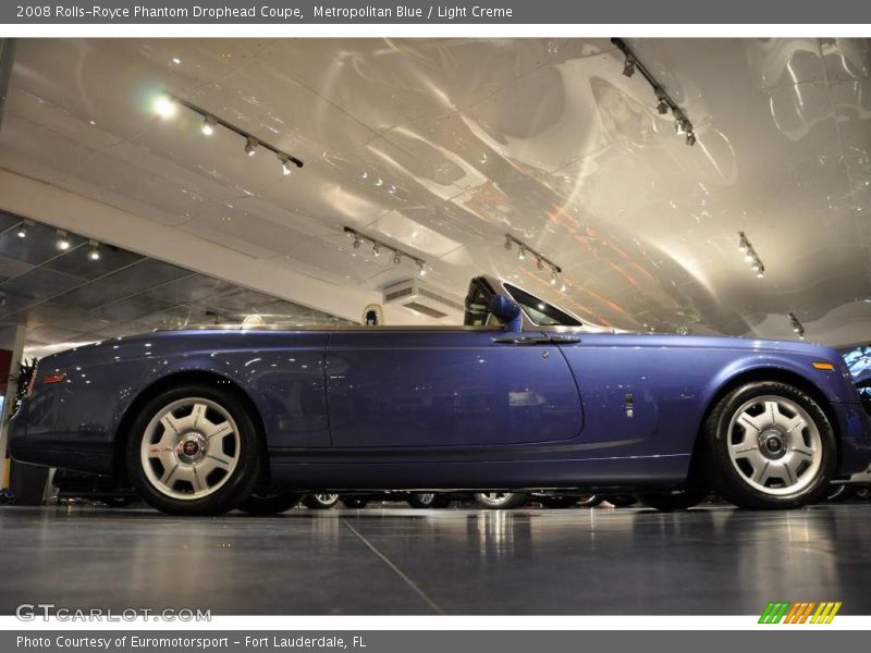 Metropolitan Blue / Light Creme 2008 Rolls-Royce Phantom Drophead Coupe