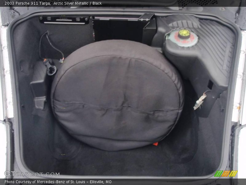 Arctic Silver Metallic / Black 2003 Porsche 911 Targa