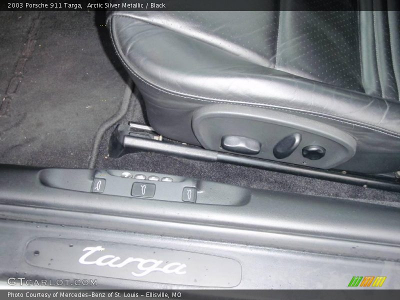 Arctic Silver Metallic / Black 2003 Porsche 911 Targa