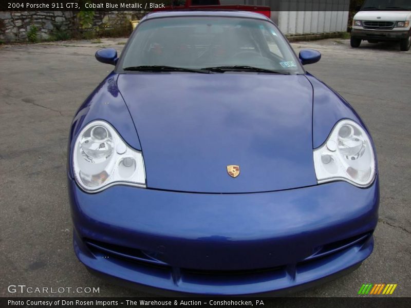 Cobalt Blue Metallic / Black 2004 Porsche 911 GT3