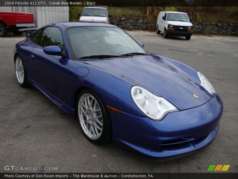 Cobalt Blue Metallic / Black 2004 Porsche 911 GT3