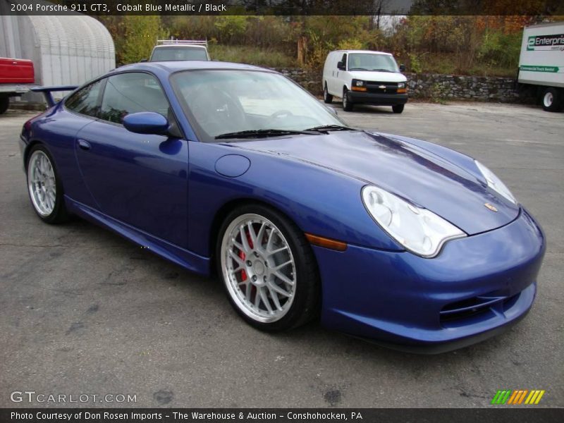 Cobalt Blue Metallic / Black 2004 Porsche 911 GT3