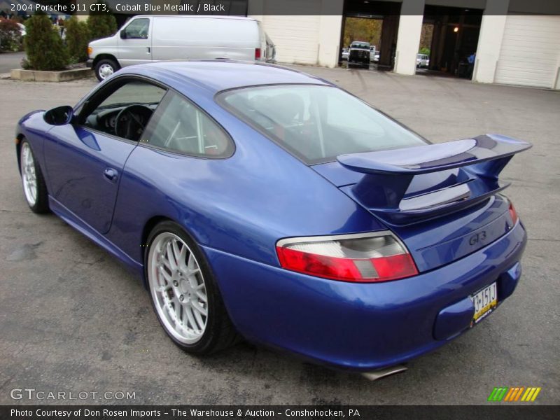 Cobalt Blue Metallic / Black 2004 Porsche 911 GT3
