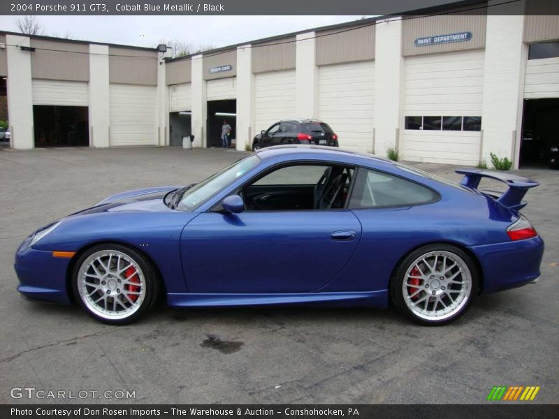 Cobalt Blue Metallic / Black 2004 Porsche 911 GT3