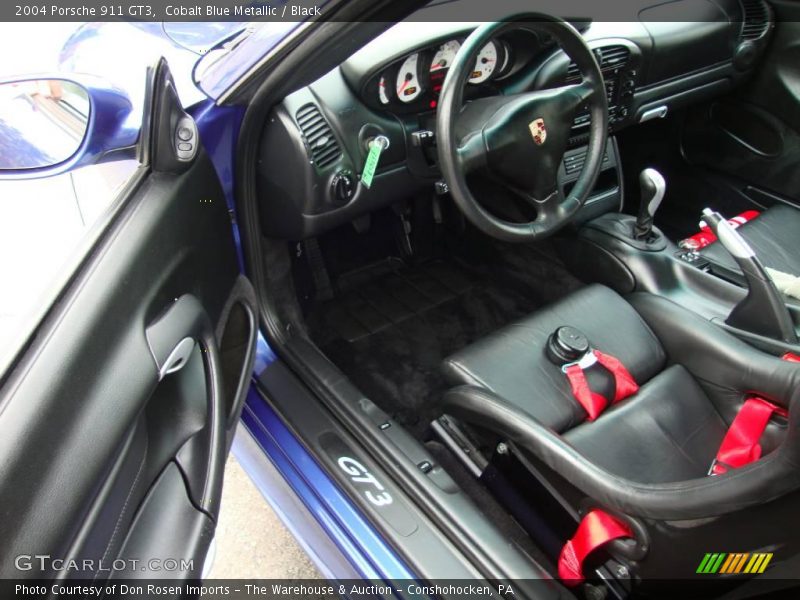 Cobalt Blue Metallic / Black 2004 Porsche 911 GT3