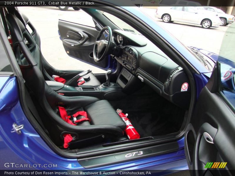 Cobalt Blue Metallic / Black 2004 Porsche 911 GT3