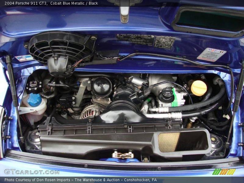 Cobalt Blue Metallic / Black 2004 Porsche 911 GT3