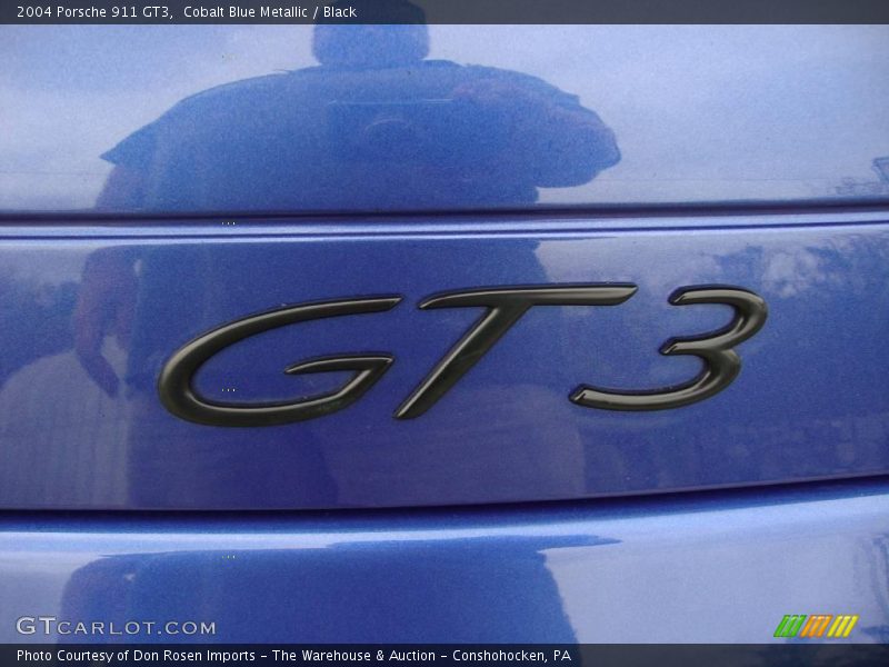 Cobalt Blue Metallic / Black 2004 Porsche 911 GT3