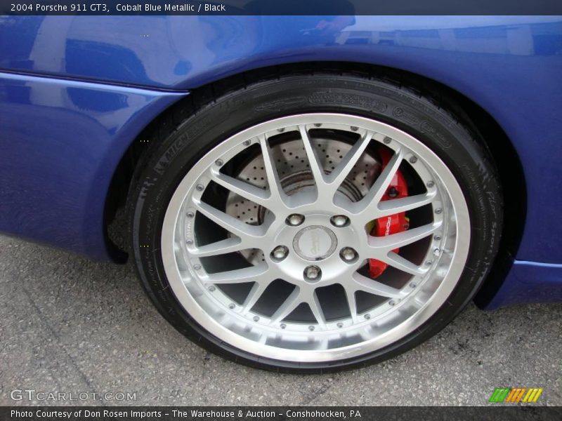 Cobalt Blue Metallic / Black 2004 Porsche 911 GT3