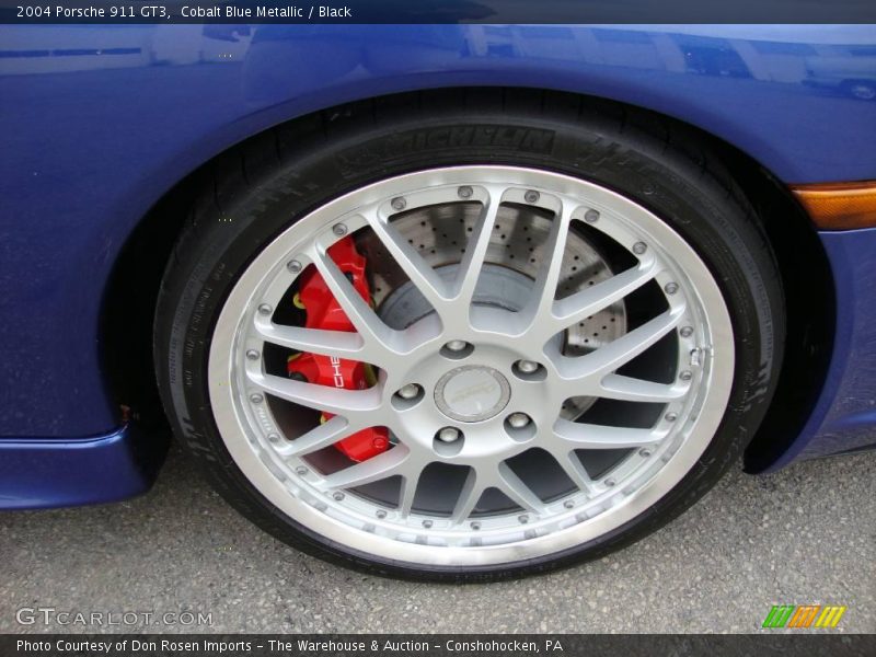 Cobalt Blue Metallic / Black 2004 Porsche 911 GT3