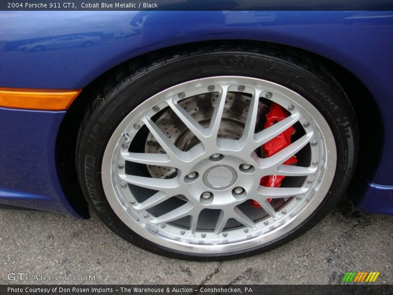 Cobalt Blue Metallic / Black 2004 Porsche 911 GT3