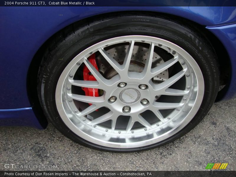 Cobalt Blue Metallic / Black 2004 Porsche 911 GT3