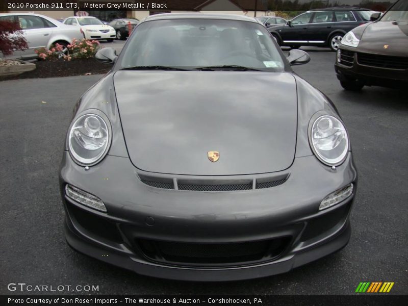 Meteor Grey Metallic / Black 2010 Porsche 911 GT3