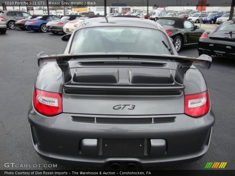 Meteor Grey Metallic / Black 2010 Porsche 911 GT3