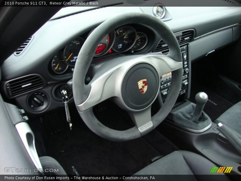 Meteor Grey Metallic / Black 2010 Porsche 911 GT3