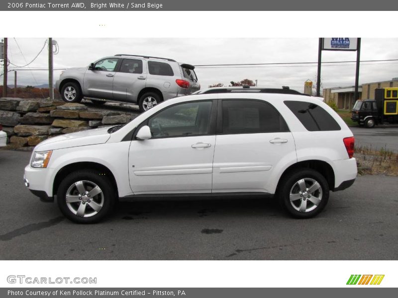 Bright White / Sand Beige 2006 Pontiac Torrent AWD