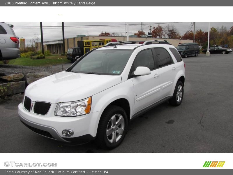 Bright White / Sand Beige 2006 Pontiac Torrent AWD