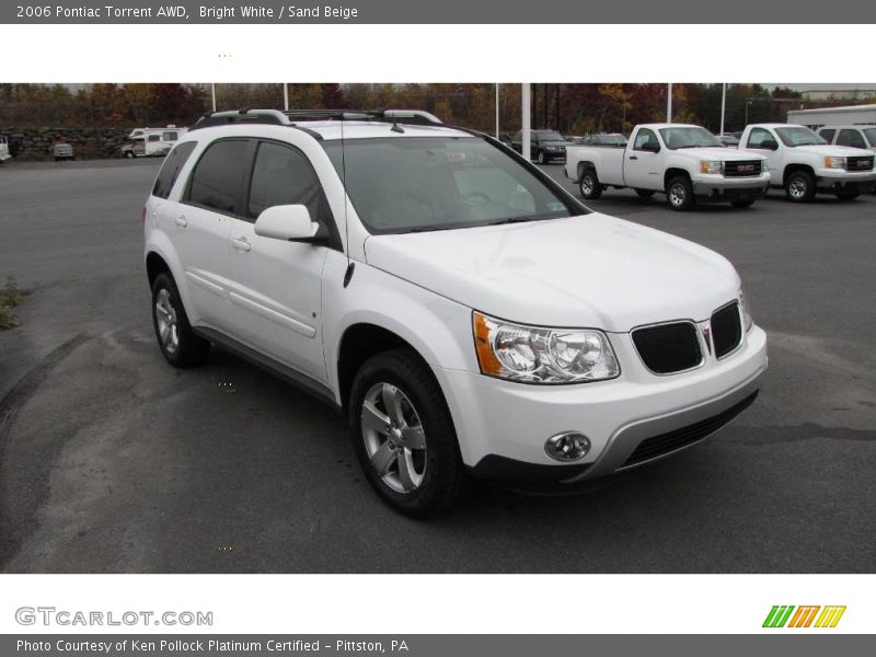 Bright White / Sand Beige 2006 Pontiac Torrent AWD
