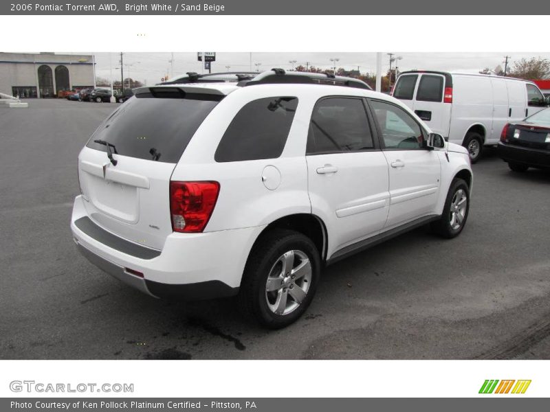 Bright White / Sand Beige 2006 Pontiac Torrent AWD
