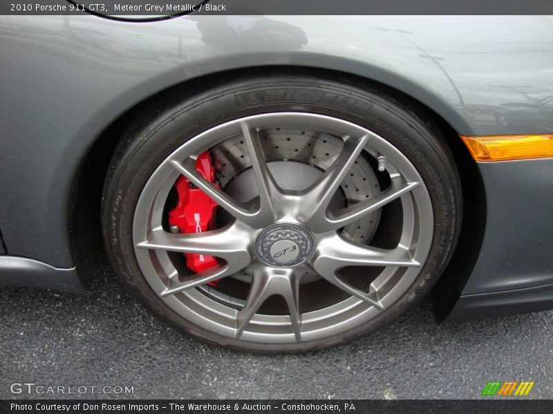Meteor Grey Metallic / Black 2010 Porsche 911 GT3