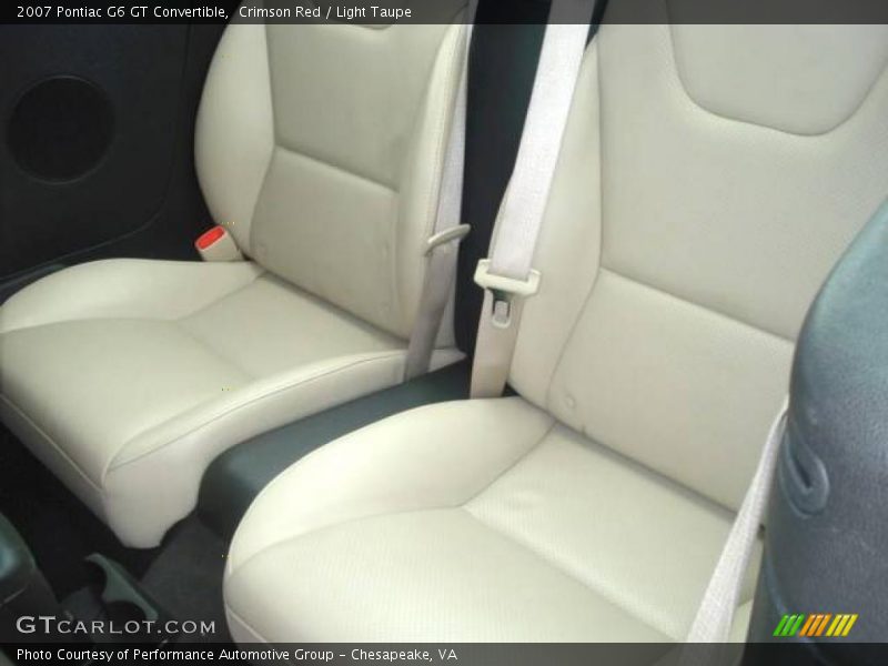 Crimson Red / Light Taupe 2007 Pontiac G6 GT Convertible