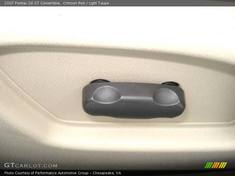 Crimson Red / Light Taupe 2007 Pontiac G6 GT Convertible