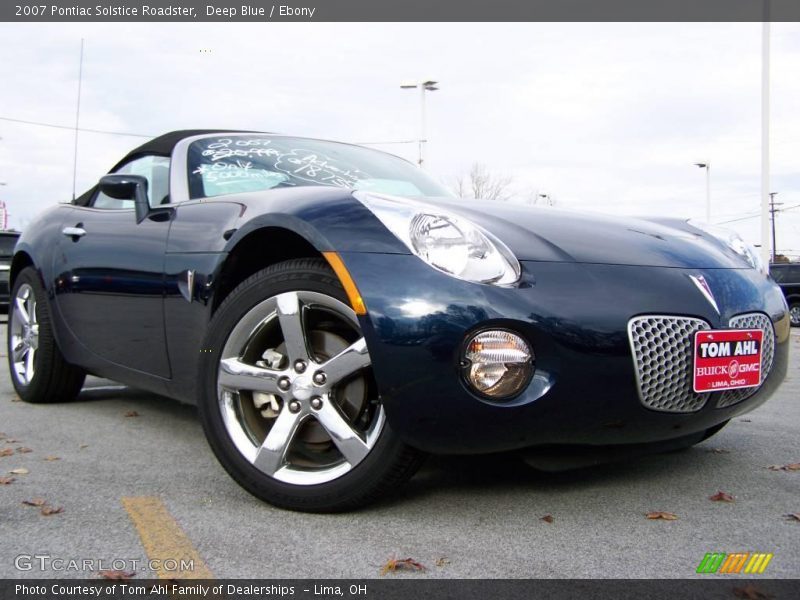 Deep Blue / Ebony 2007 Pontiac Solstice Roadster