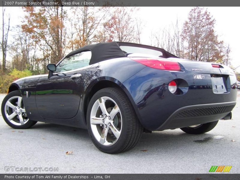 Deep Blue / Ebony 2007 Pontiac Solstice Roadster