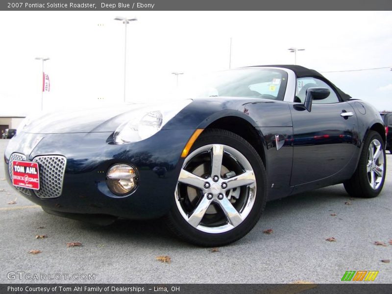 Deep Blue / Ebony 2007 Pontiac Solstice Roadster