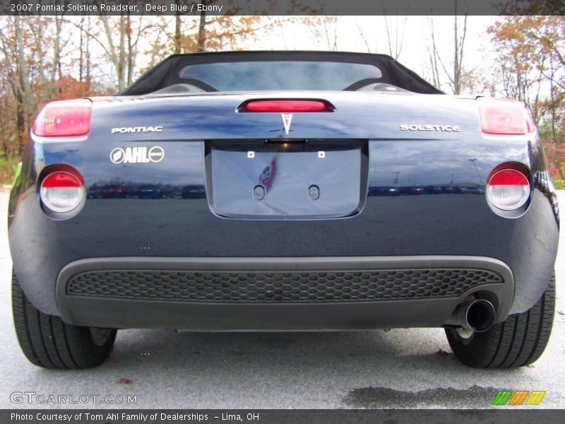 Deep Blue / Ebony 2007 Pontiac Solstice Roadster