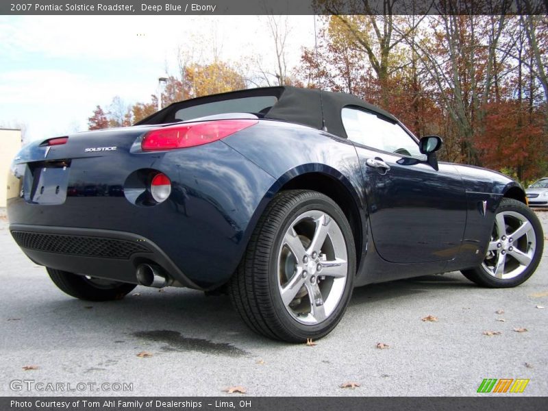 Deep Blue / Ebony 2007 Pontiac Solstice Roadster