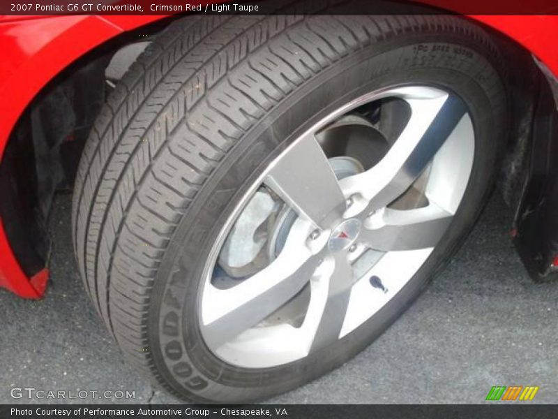 Crimson Red / Light Taupe 2007 Pontiac G6 GT Convertible