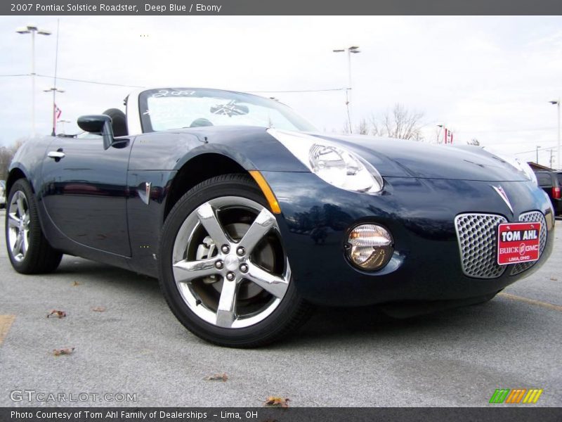 Deep Blue / Ebony 2007 Pontiac Solstice Roadster