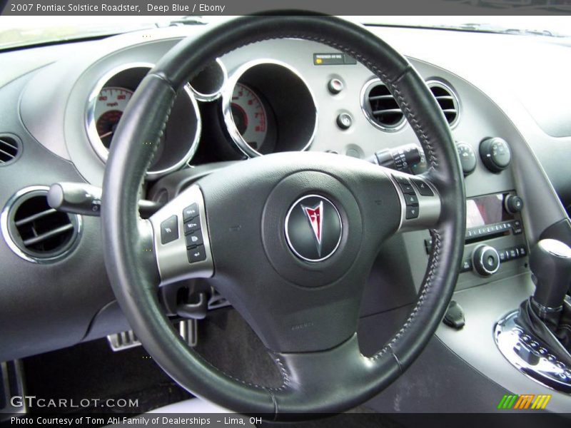 Deep Blue / Ebony 2007 Pontiac Solstice Roadster