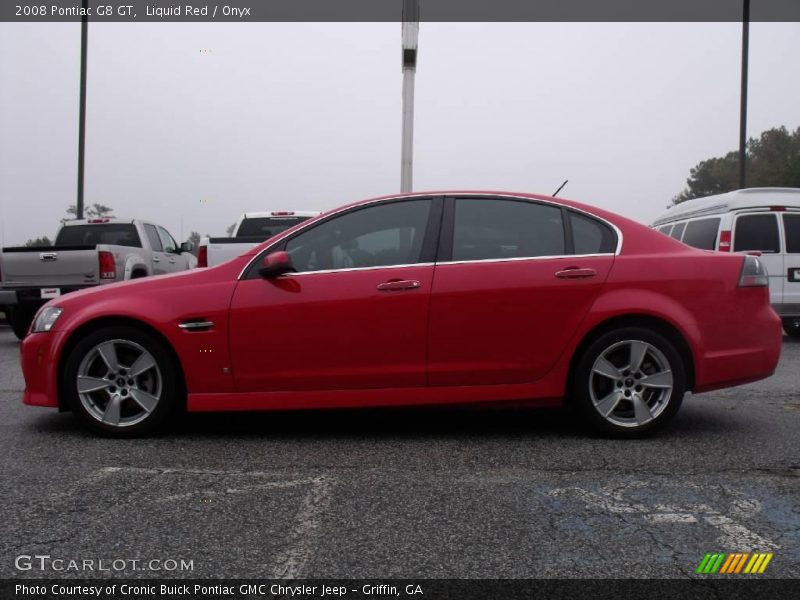 Liquid Red / Onyx 2008 Pontiac G8 GT