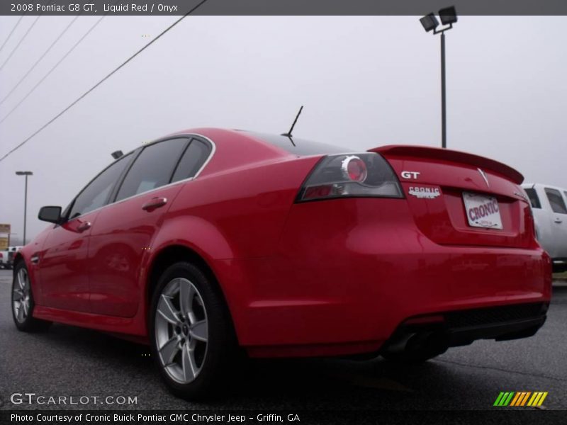 Liquid Red / Onyx 2008 Pontiac G8 GT