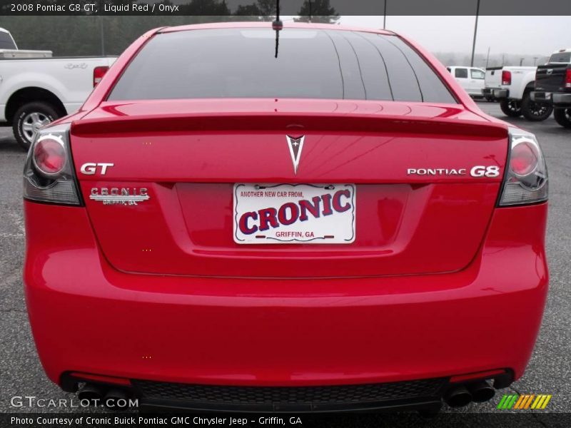 Liquid Red / Onyx 2008 Pontiac G8 GT