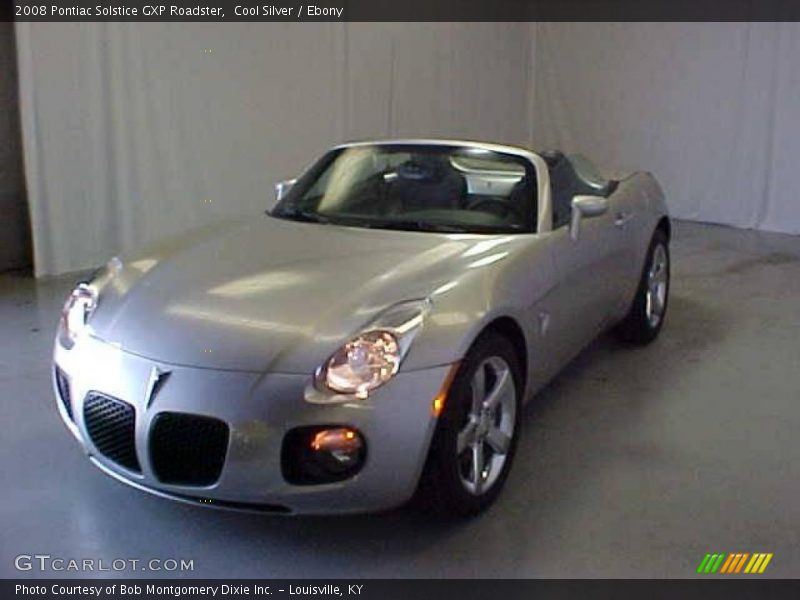 Cool Silver / Ebony 2008 Pontiac Solstice GXP Roadster