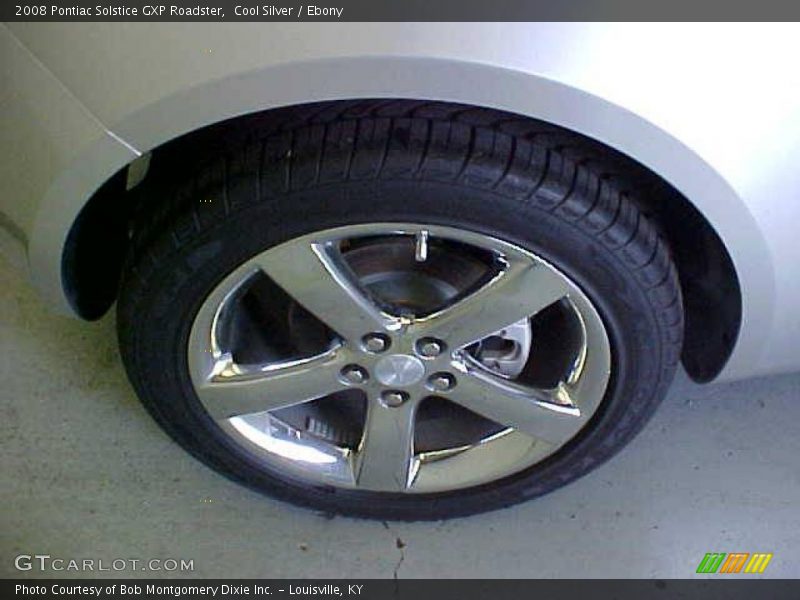 Cool Silver / Ebony 2008 Pontiac Solstice GXP Roadster