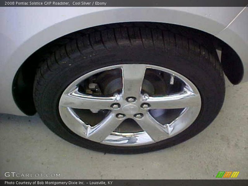 Cool Silver / Ebony 2008 Pontiac Solstice GXP Roadster