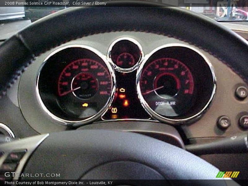 Cool Silver / Ebony 2008 Pontiac Solstice GXP Roadster