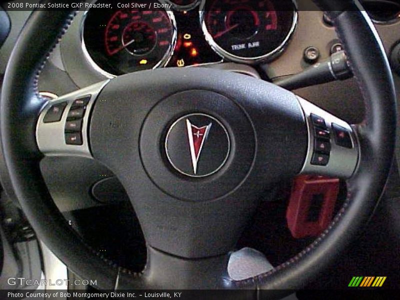 Cool Silver / Ebony 2008 Pontiac Solstice GXP Roadster