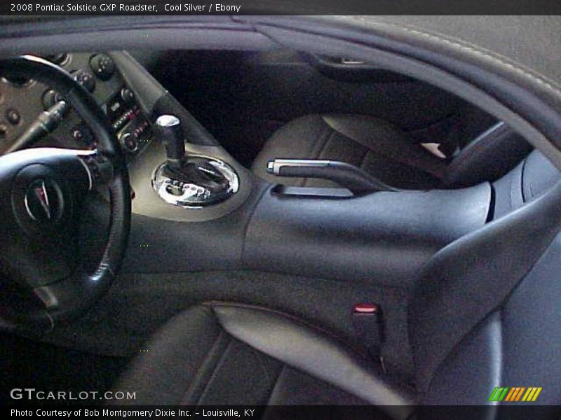 Cool Silver / Ebony 2008 Pontiac Solstice GXP Roadster