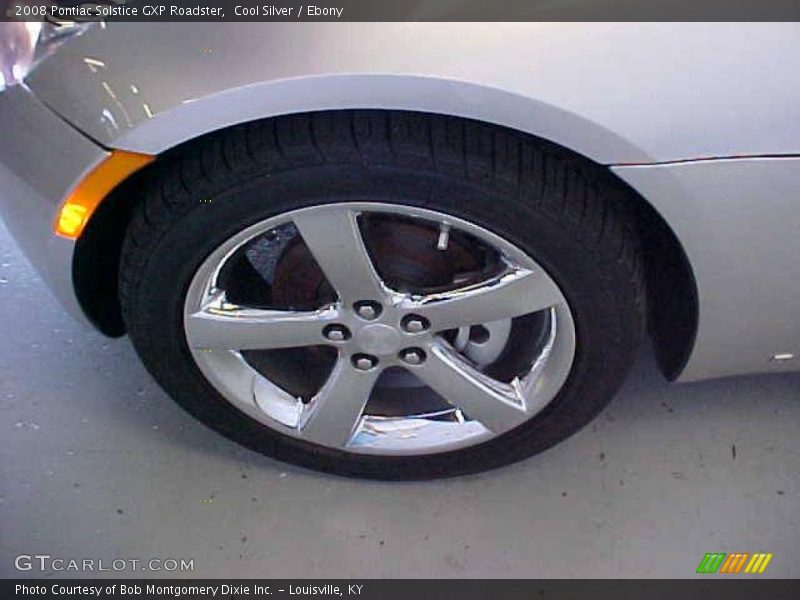 Cool Silver / Ebony 2008 Pontiac Solstice GXP Roadster